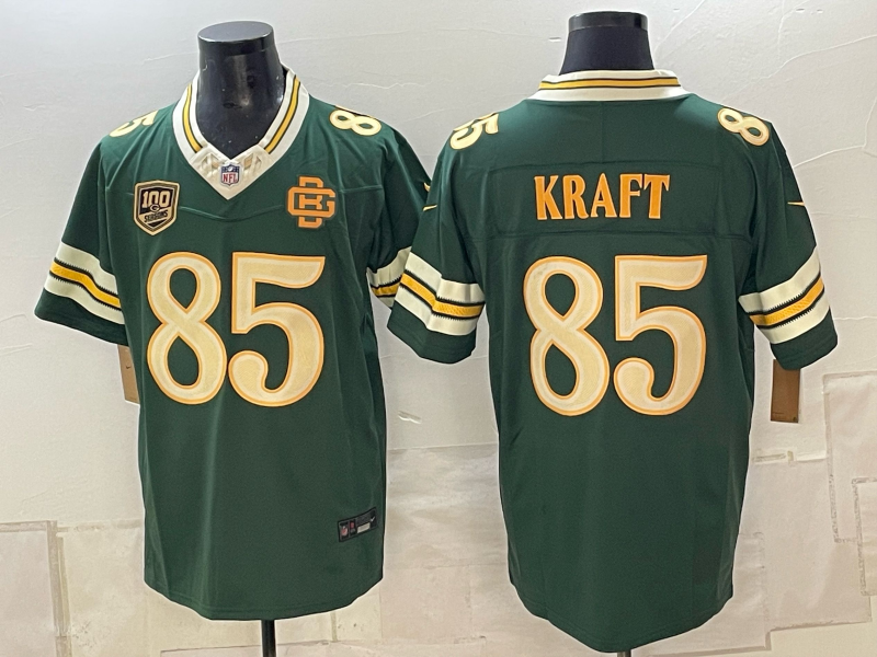 Men Green Bay Packers #85 Kraft green 2026 Nike NFL Jersey 101602